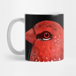 Strawberry Finch Bird Mug